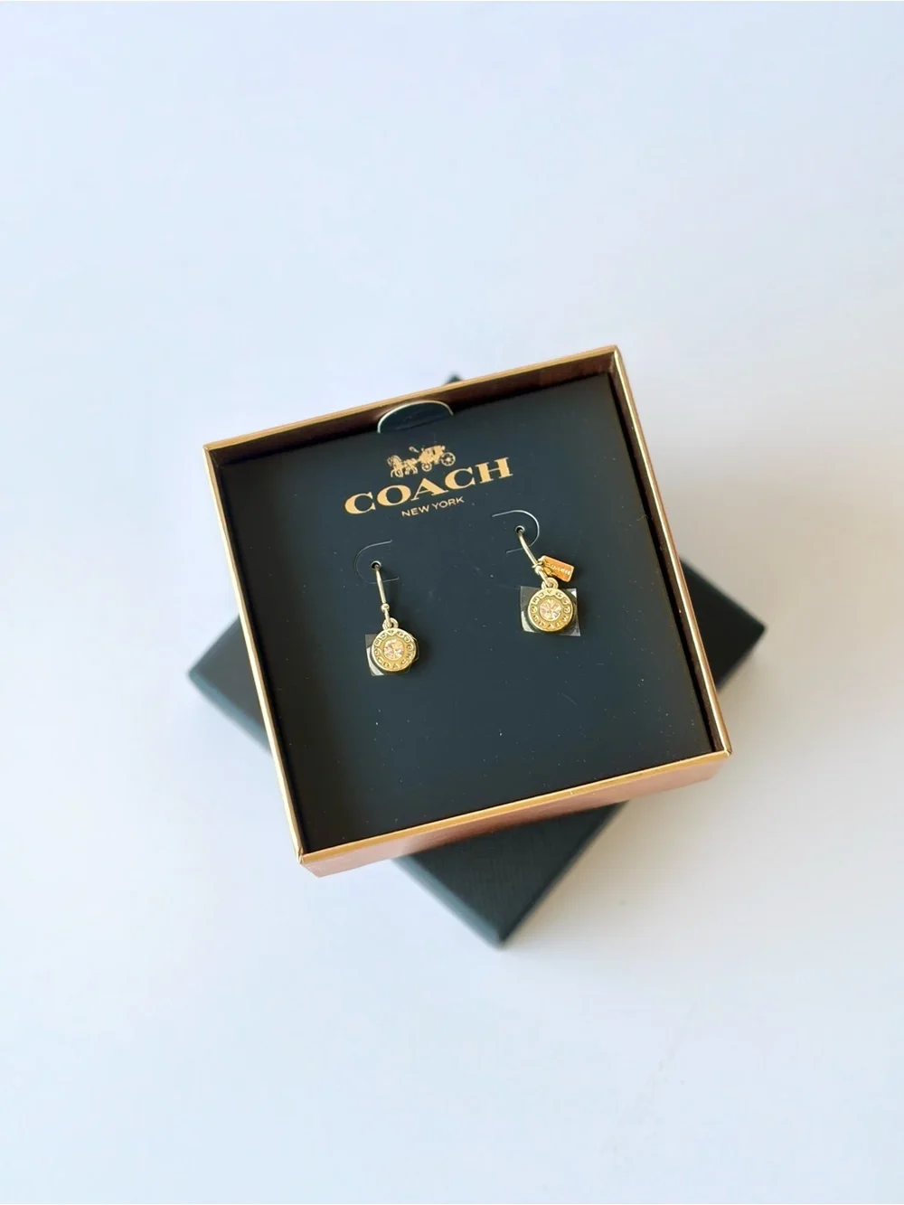 Coach Open Circle Stone Wired
Earrings - Picture 5 of 7